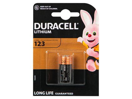 Baterie litiu 3V CR123 DURACELL