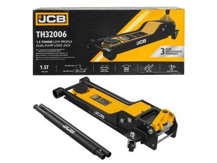 Jack auto cu două piston cu capacitate de 1.5t + cauciuc