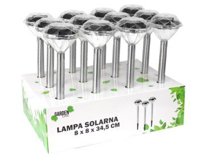 LAMPĂ SOLARĂ DIAMOND 8 x 8 x 34,5 CM disp.1BUC