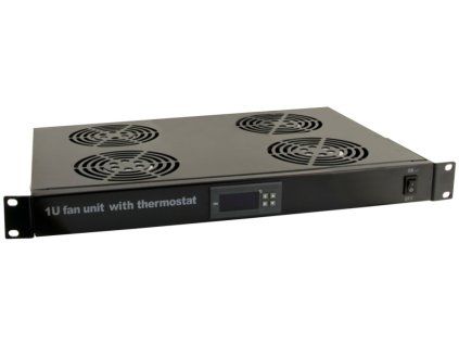 RAWP-1R - Panou cu 4 ventilatoare și termostat RACK 1U - Pulsar