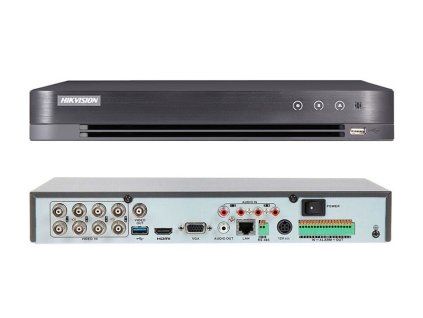 iDS-7208HUHI-M2/S - Înregistrator IP cu 8 canale, TurboHD, AcuSense, 8MP - Hikvision