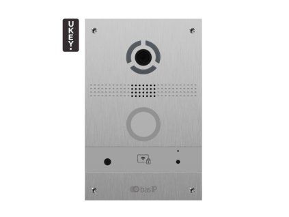 AV-08FB SILVER - Panou de interfață IP, UKEY, SIP 2.0 - BasIP