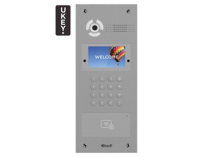 AA-07FB SILVER - Panou de interfon IP, LCD 4.3", UKEY, SIP 2.0 - BasIP