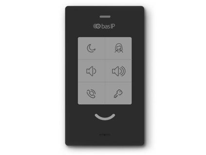 SP-03 NEGRU - Intercom IP handsfree, PoE, SIP 2.0 - BasIP
