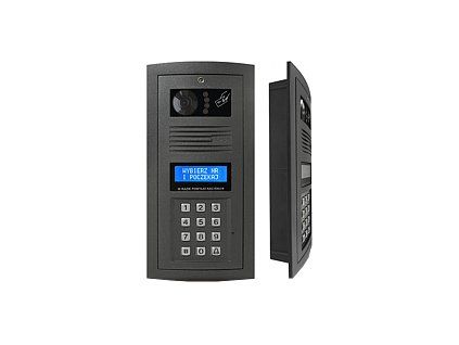 OP-SL255RC HR-G - Panou digital pentru interfon cu cameră și cititor RFID, culoare grafit - Elfon