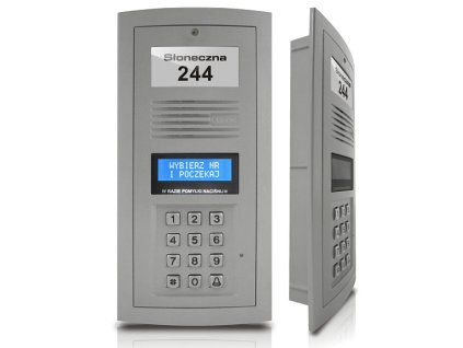 OP-SL255-P - Panou digital interfon, culoare cenușie - Elfon