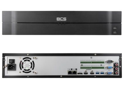 BCS-L-NVR6408R-A-4K-Ai(2) - Recorder IP 64 canale, până la 32Mpx, 8x HDD, Ai, RAID - BCS LINE