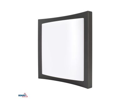 Corp de iluminat LED de plafon Bemko IP65 20W 3000K 1400 lm grafit BM-C25-EL1-P-020GR-3K