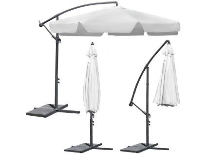 Umbrelă de terasă gri 350cm