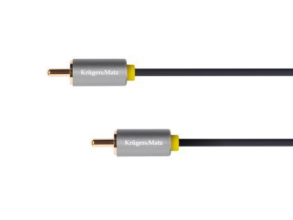 Cablu de legătură RCA - RCA 1,8m KM1202