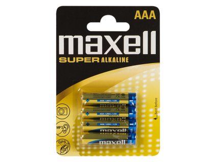 Baterii alcaline AAA 1,5 LR3 MAXELL SUPER