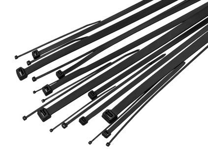Bandă de prindere 100buc 7,5 x 450mm neagră