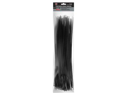Bandă de strângere 4,8x500mm neagră 100buc 52-270-