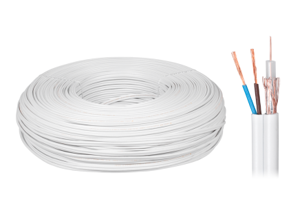 Cablu coaxial YWDXek 75-0,59/3,7 K-60 + 2x0,5 mm 200 m