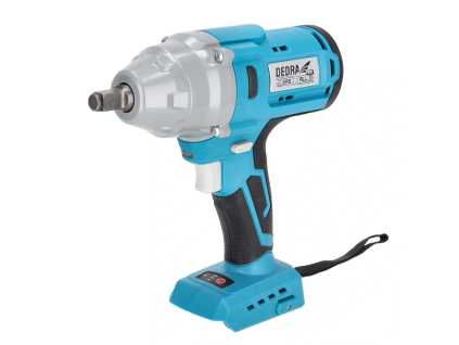 Cheie de impact cu acumulator 600 Nm, DEDRA SAS+ALL DED7157 fără perii, mâner de 1/2" DED7157