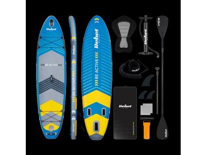 SUP gonflabil Rebel Active RBA-4507 cu scaun, vâslă și pompă L-RBA-4507-BL