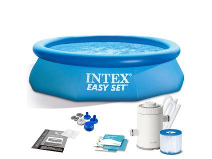 Piscină autoportantă de grădină 305 x 76 cm 3în1 INTEX 28122
