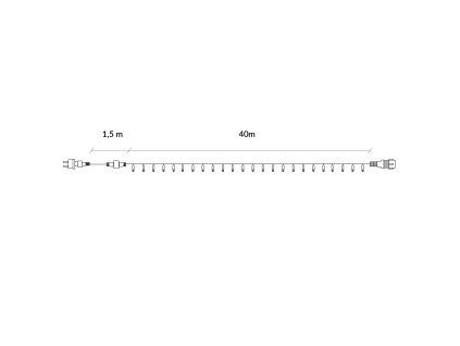 Iluminat de Crăciun CL0529 500 LED