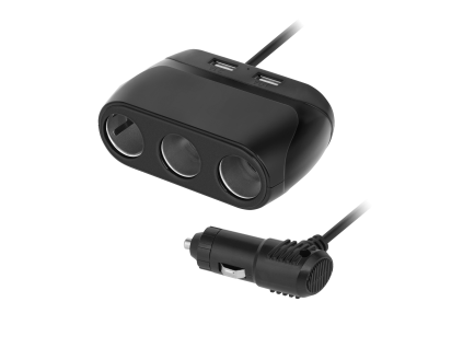 Adaptor auto x3 USB 3100 mA