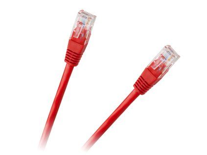 Cablu de internet 3,0m CCA roșu cat.6e