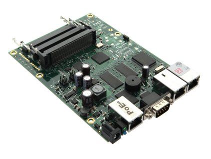 Placă de router RB433/ CPU 300MHz/ 64MB RAM/ 3x LAN/ 3x mPCI/ Sistem de operare router L4