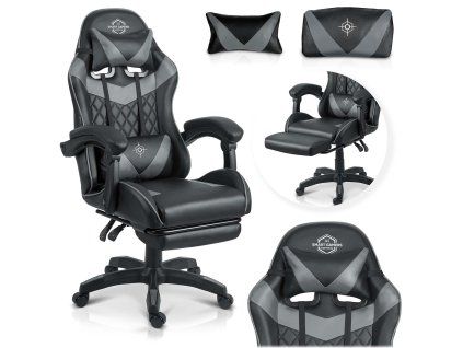 Scaun gaming Sofotel Draknor II negru-gri