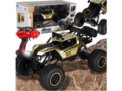 Mașină RC Rock Crawler 2.4GHz 1:8 51cm auriu