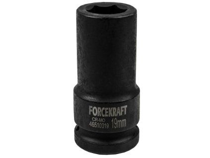 FORCEKRAFT Adaptor impact 3/4" 19mm 6-unghiuri CHEIE CU NAS