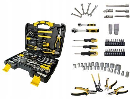 Set de unelte 65 piese 1/4-3/8" Forcekraft